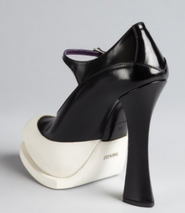 Prada colorblock heel