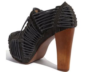 Jeffrey campbell laced heel